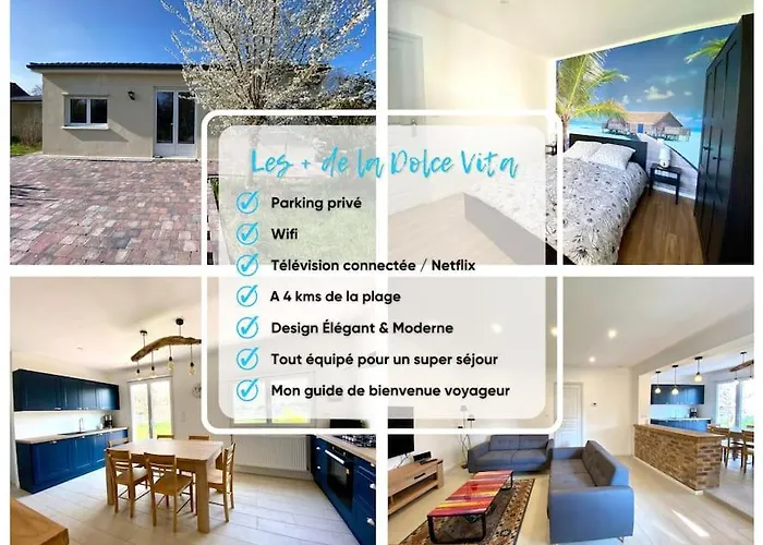 La Dolce Familiale - 9 Minutes Des Plages Holiday home Bourseville